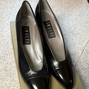 Amalfi Glossy Black Heels
